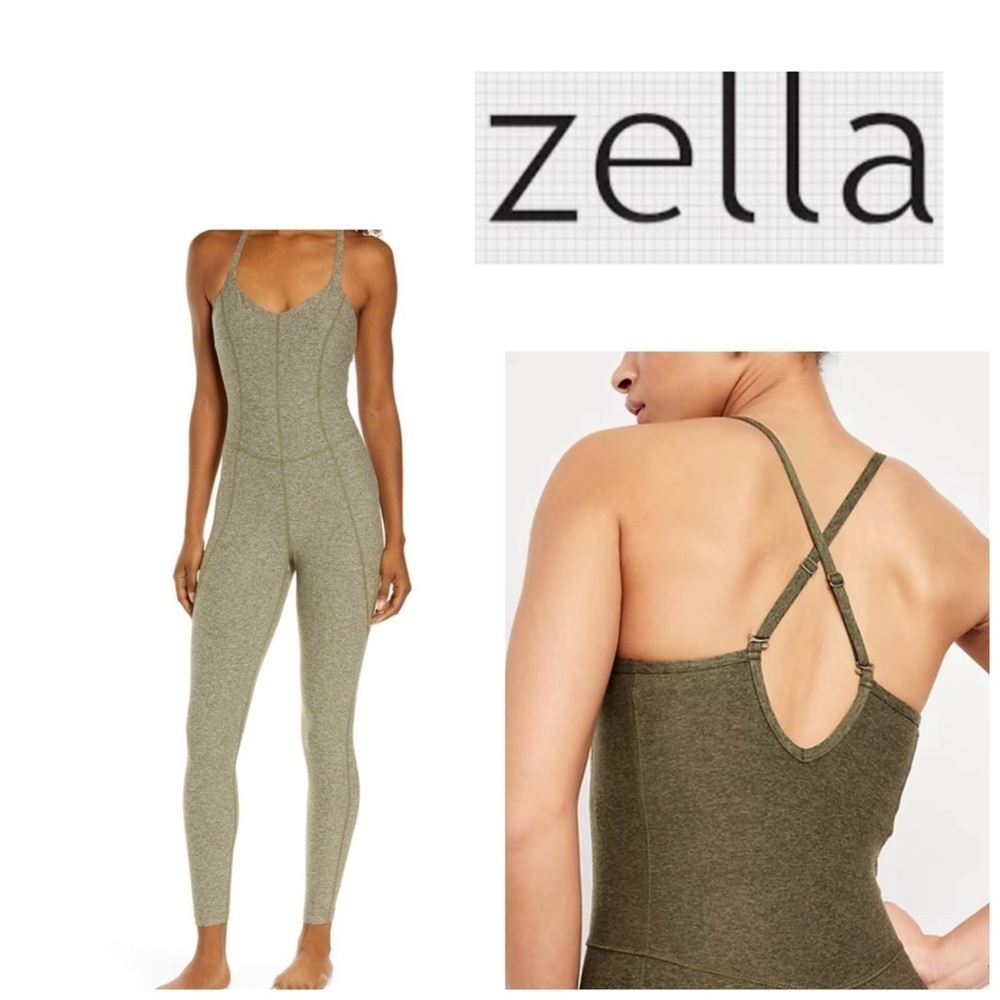 Zella Sage Green Active Jumpsuit M
